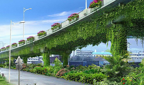 高（gāo）架（jià）橋花盆